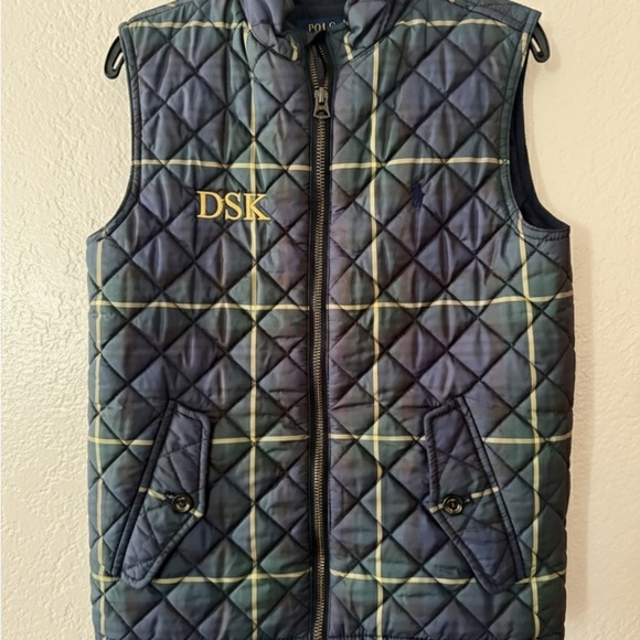 Polo Ralph Lauren Other - Polo Ralph Lauren Plaid Quilted Vest